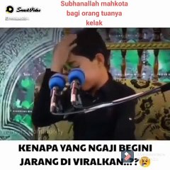 Suara nya merdu sekali..