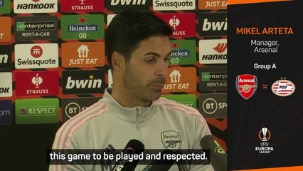 Download Video: Managers have 'huge responsibilities' in respecting referees - Arteta