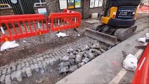 Hidden brick pathway revealed near Burgess Hill railway station