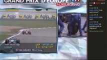 F1 1995 - Grand Prix d'Europe - Course 14/17 - Replay TF1 commenté par ThibF1