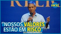 Em igreja em BH, Braga Netto pede voto para Bolsonaro