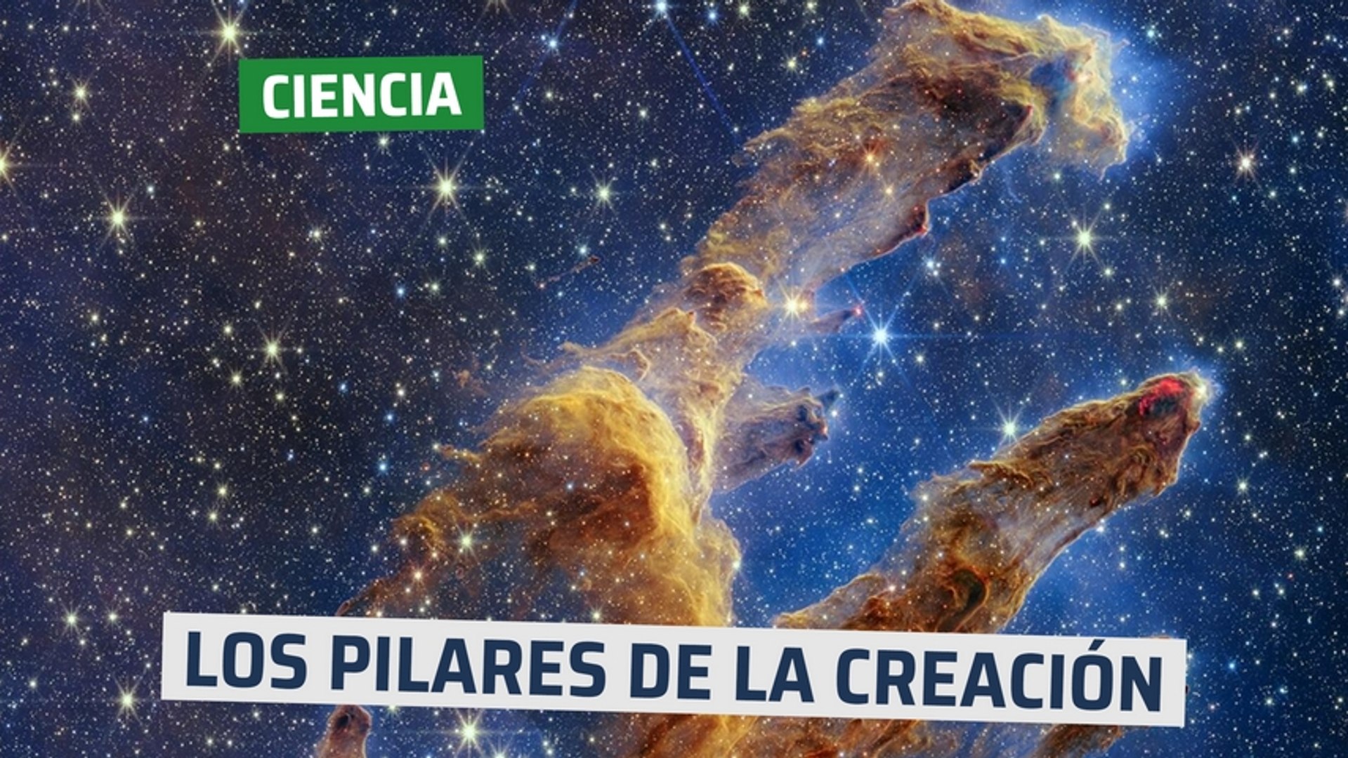 Los Pilares De La Creación De La Nasa En Algún Lugar En El Espacio.