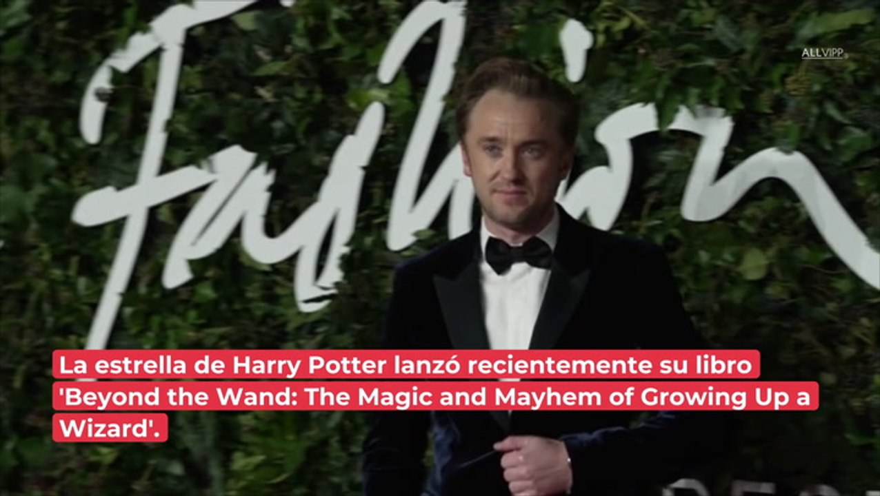 La estrella de "Harry Potter" Tom Felton confiesa: whisky y cerveza todos los días