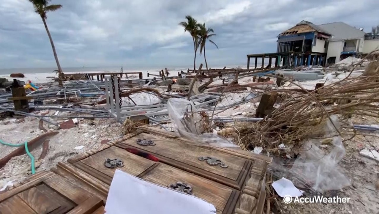 Three weeks on, Fort Myers Beach still picking...