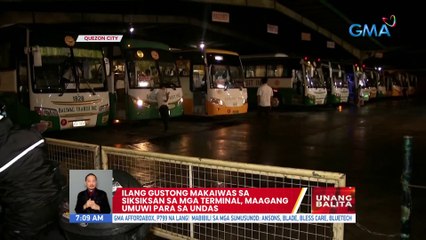 Ilang gustong makaiwas sa siksikan sa mga terminal, maagang umuwi para sa Undas | UB