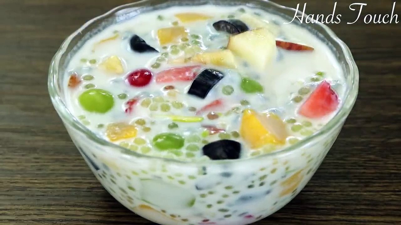 Easy Sago dessert | Fruit Dessert Recipe - Viral Papa