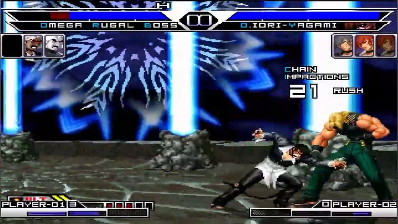 KOF Mugen] Orochi Iori vs Final Iori Yagami (Kill's Flames Iori