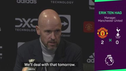 Ronaldo 'will be dealt with tomorrow' - Ten Hag