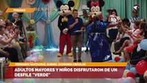 Adultos mayores y niños disfrutaron de un desfile 