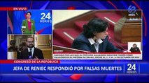 Reacciones del Congreso tras presentación de jefa de Reniec ante Comisión de Fiscalización