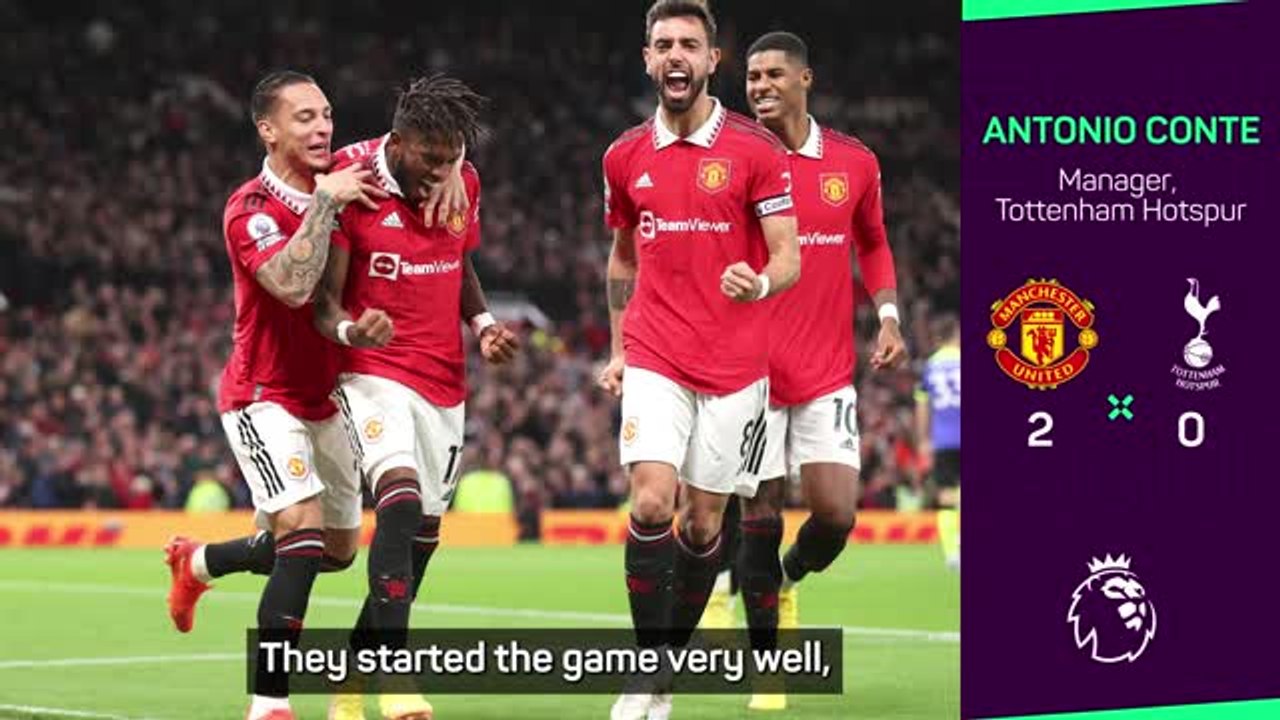 'We struggle in high-level games' - Conte laments Spurs performance at United