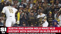 Austin Nola Bests His Little Brother Aaron as Padres Even NLCS in Game 2