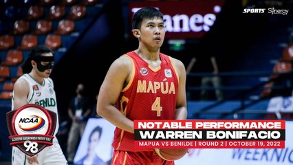 NCAA Season 98 | Notable Performance: Warren Bonifacio (Benilde vs Mapua)