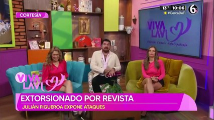 Julián Figueroa expone haber sido extorsionado por revista