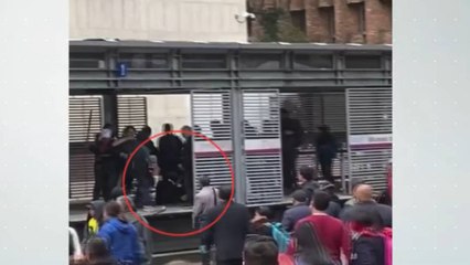 El crudo relato de patrullera que fue atacada y arrastrada en estación de Transmilenio