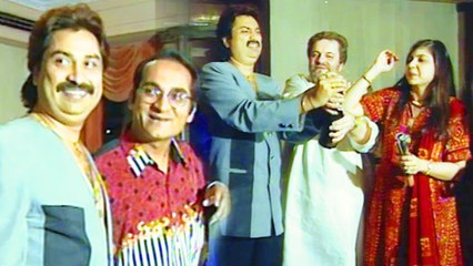 Kumar Sanu's Birthday Party | Alka Yagnik, Nitin Mukesh | Flashback Video