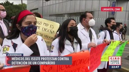 Download Video: Médicos internos protestan por detención de Fernando Villalobos