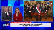 José Cueto sobre mensaje a la Nación de Castillo: “No ha sido para el país, ha sido para la OEA”