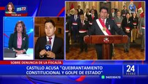 Pedro Castillo brinda mensaje y acusa de quebrantamiento constitucional y golpe de Estado