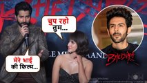 Varun Dhawan Promotes Kartik Aaryan's Film Shehzada Embarrasses Kriti Sanon In Front Of Media