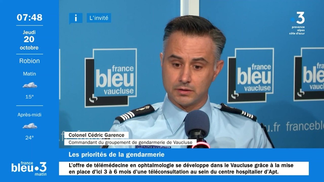 Le nouveau commandant du groupement de gendarmerie de Vaucluse, le colonel Cédric Garence