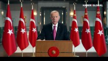 Cumhurbaşkanı Erdoğan'dan Çevre Forumu'nda mesaj: 2053 yılı için hedef net sıfır emisyon