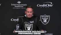Las Vegas Raiders' Josh McDaniels Wednesday update