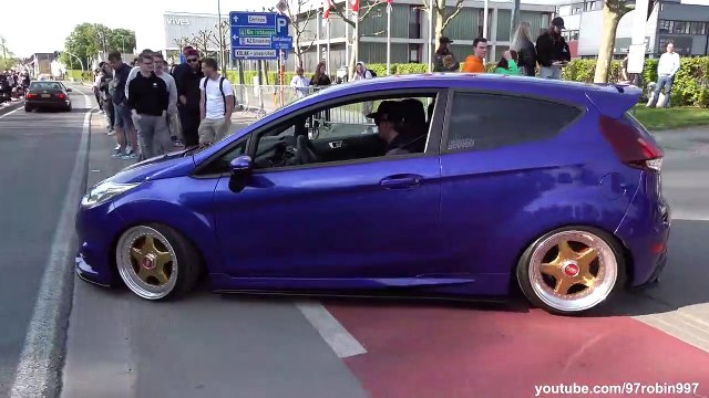 LOW Tuner Cars leaving a Carshow LayLow 2022