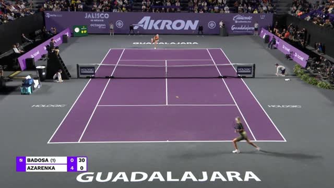 Highlights: Badosa gibt w.o. gegen Azarenka