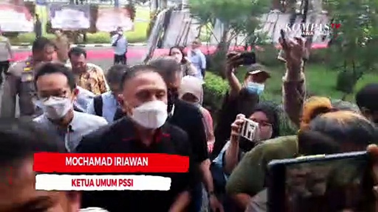 Ketum PSSI Iwan Bule Penuhi Panggilan Polda Jatim Terkait Tragedi Kanjuruhan