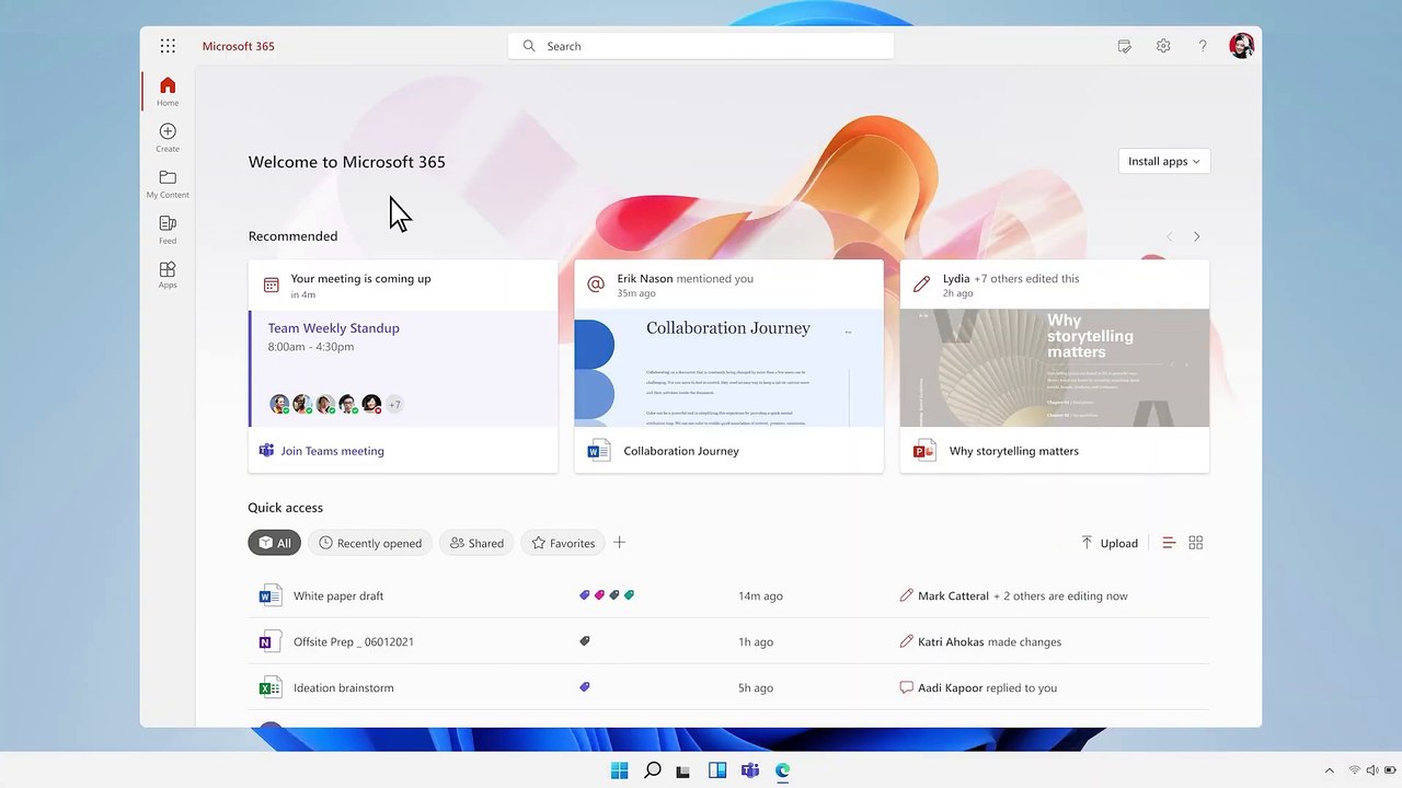 Microsoft 365 App - Intro