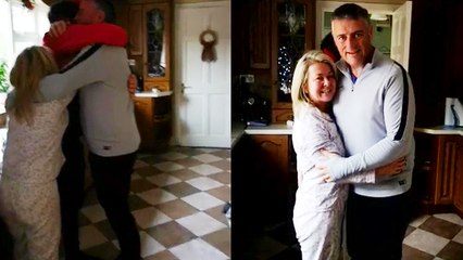 Irish mom loses her mind after son makes a surprise return home for Christmas