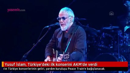 Yusuf İslam Türkiye'de ilk konserini verdi!