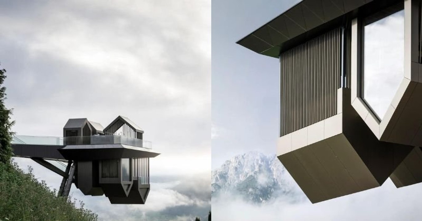 Insolite : spa flottant, piscine à débordement... cet hôtel de luxe suspendu dans le vide est absolument incroyable !