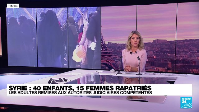 La France rapatrie 15 femmes et 40 enfants des camps de prisonniers jihadistes en Syrie