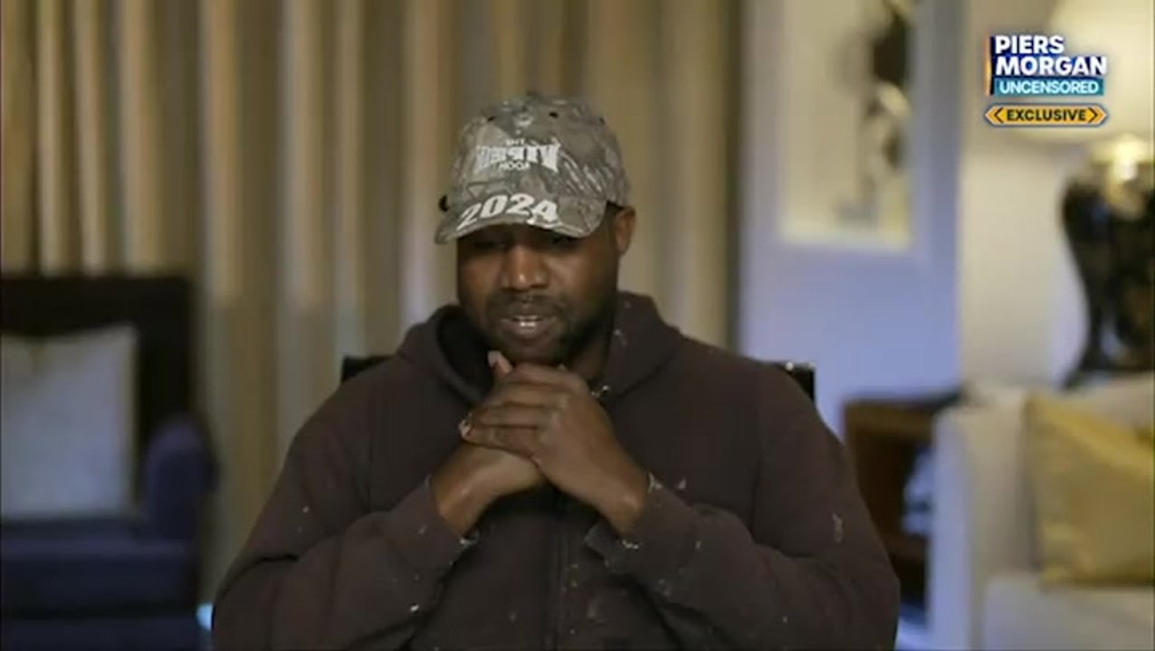 Kanye West tells Piers Morgan he’s sorry for antisemitic comments