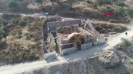 SARUHAN BEY'İN BİZANS TOPRAKLARINA YAPTIRDIĞI İLK MESCİT, 700 YIL SONRA AYAĞA KALDIRILDI