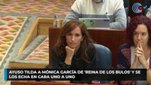 Ayuso tilda a Mónica García de 'reina de los bulos' y se los echa en cara uno a uno