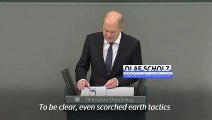 Russia's 'scorched earth' tactics only strengthen Ukraine allies' resolve: Scholz