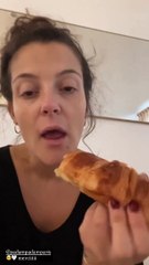 Camille Lellouche évoque sa vie de maman sur Instagram. Le 19 octobre 2022.