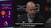 Ten Hag praises United's 'best team performance' of season