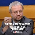 Claudio Borghi fuori da Palazzo Madama: diretta interrotta dai carabinieri