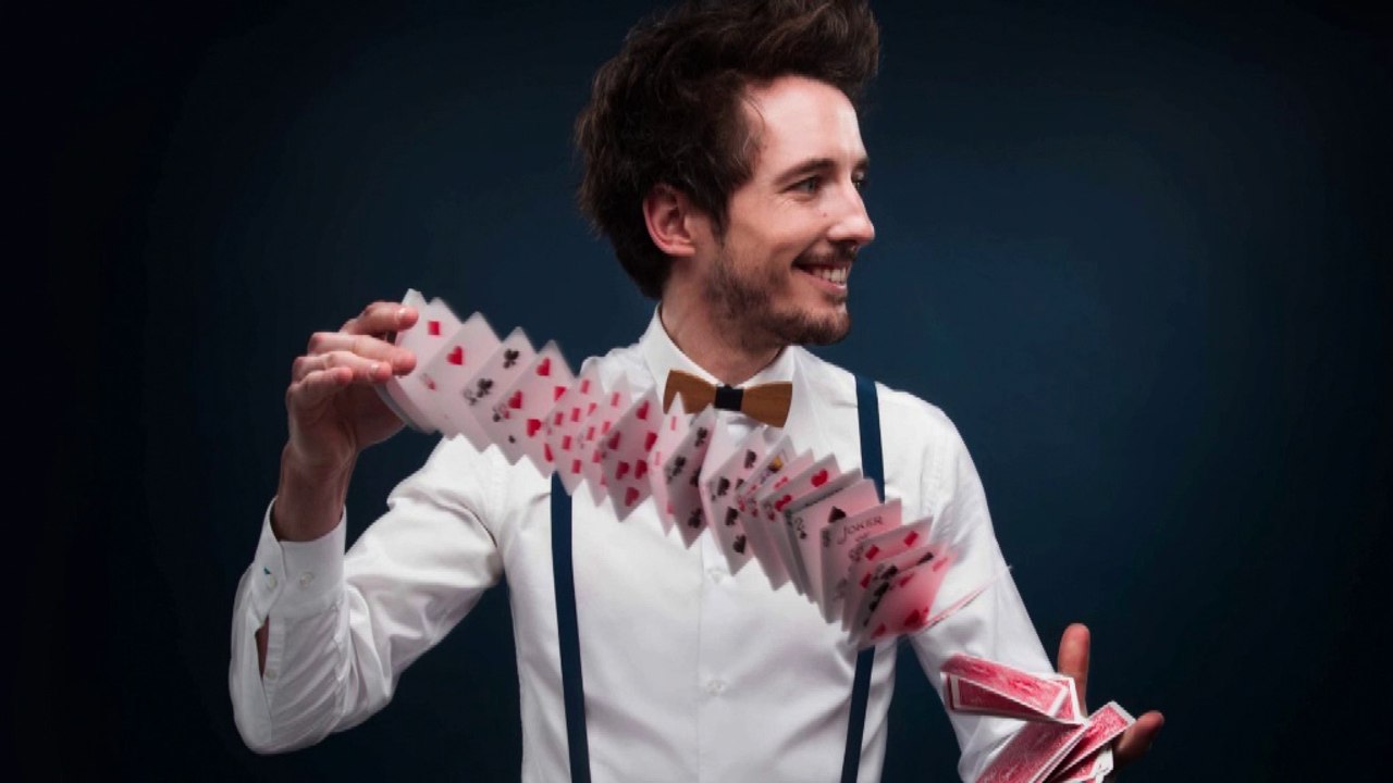 interview de Gus l'illusionniste au micro de Davy Moisson