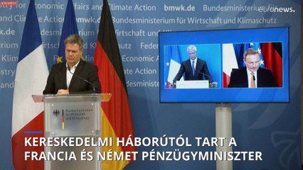 Amerikai-európai kereskedelmi háborútól tart a francia és német pénzügyminiszter