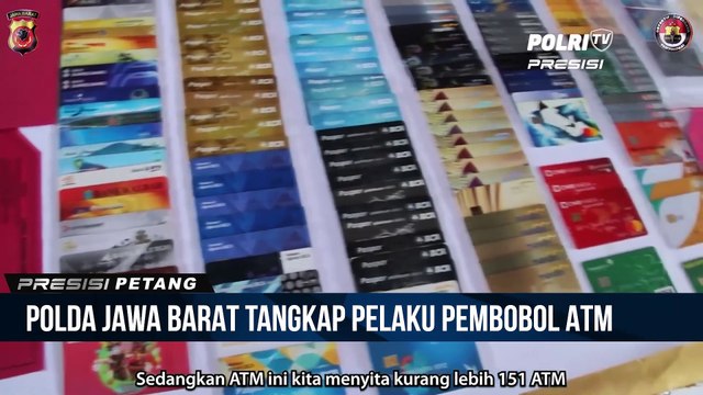 Polda Jawa Barat Amankan Pelaku Penipuan Spesialis Pembobol ATM