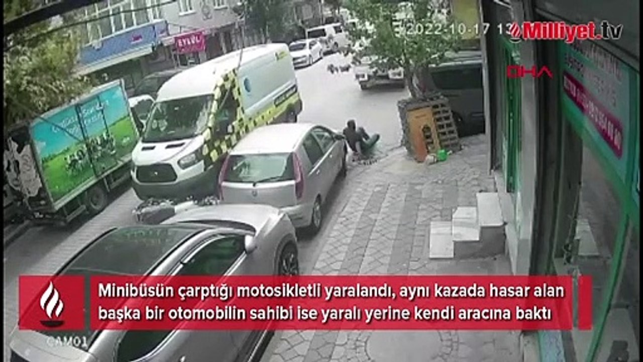Pes dedirten olay! Yaralı yerine otomobile baktı