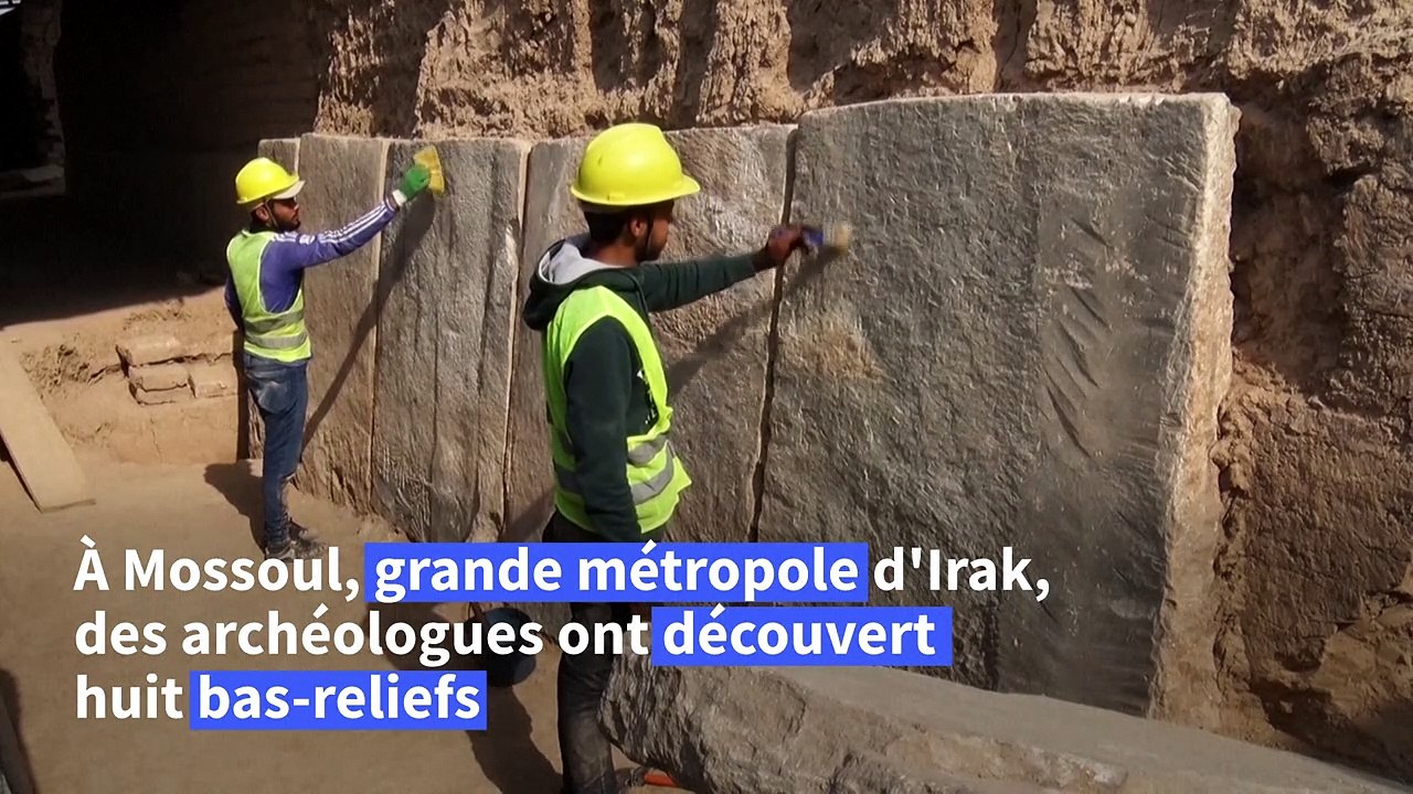 Irak: découverte de bas-reliefs assyriens vieux de 2.700 ans