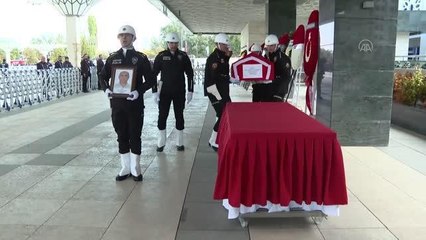 Şehit polis memuru Hızır Bekir Baybörü son yolculuğuna uğurlandı