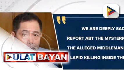 Descargar video: Kapatid ni Percy Lapid, ikinalungkot ang umano'y misteryosong pagkamatay ng umano'y middleman sa pagpatay sa broadcaster