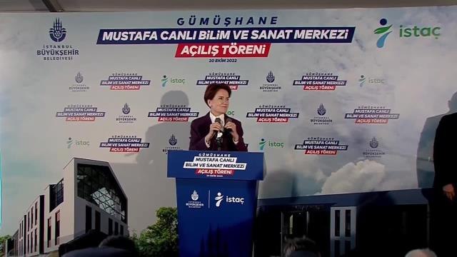 Gümüşhane gündem haberleri | Meral Akşener, Gümüşhane Mustafa Canlı Bilim ve Sanat Merkezi'nin Açılışına Katıldı: Ne Mutlu Mustafa Canlı Gibi Bir İsim Bırakmaya